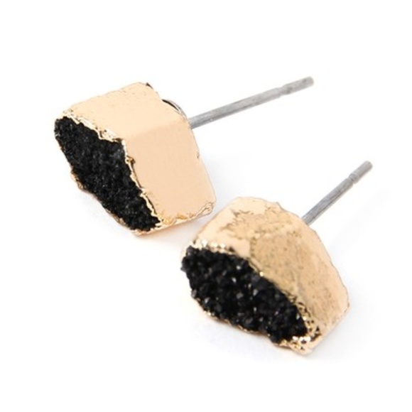 DRUZY STUD EARRINGS - Picture 3 of 4